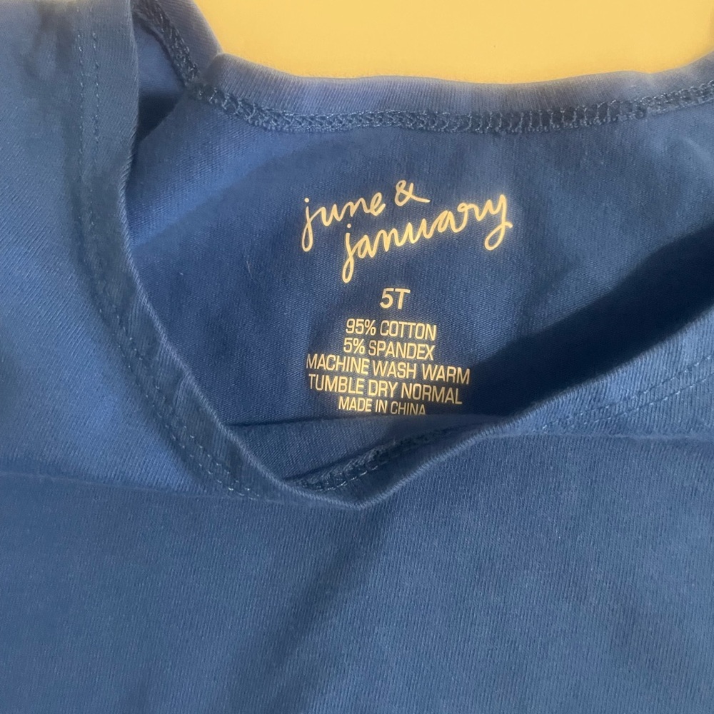 June & January Blue T-Shirt 5T